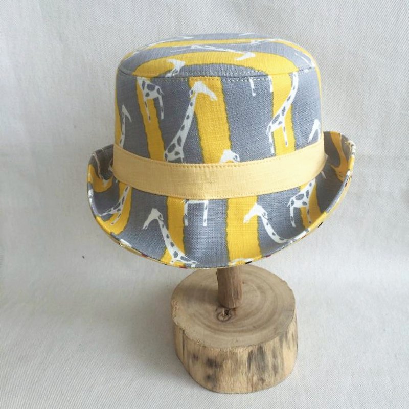 Va Hand adult giraffe striped hat-sided hat - Hats & Caps - Other Materials Yellow