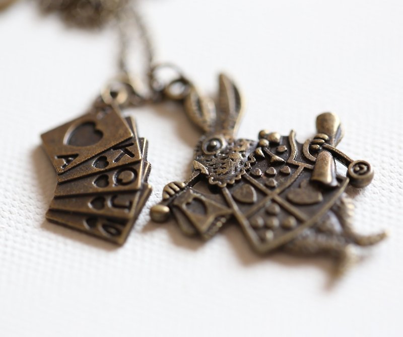Alice in Wonderland Necklace - Necklaces - Other Metals 