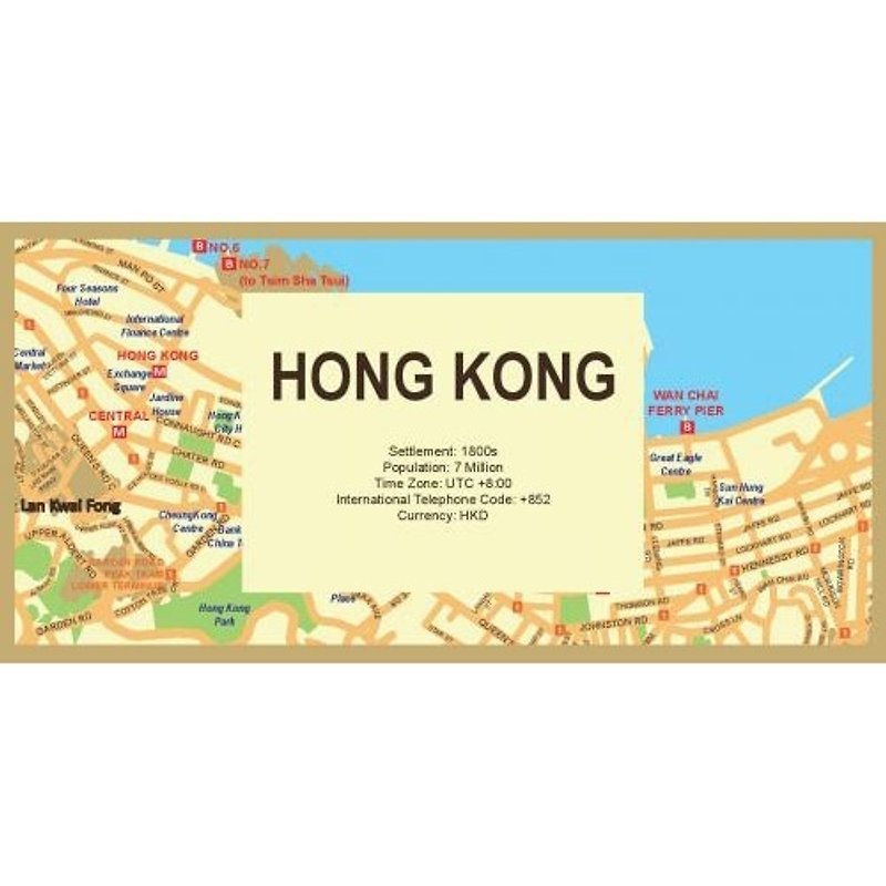 賽先生科學工廠/撕不破耐皺防水地圖 - 香港 - 地圖 - 防水材質 
