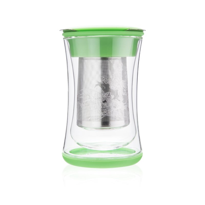 自由葉 | 阿里山 | 台灣印象沖茶器 - 保溫瓶/保溫杯 - 玻璃 綠色