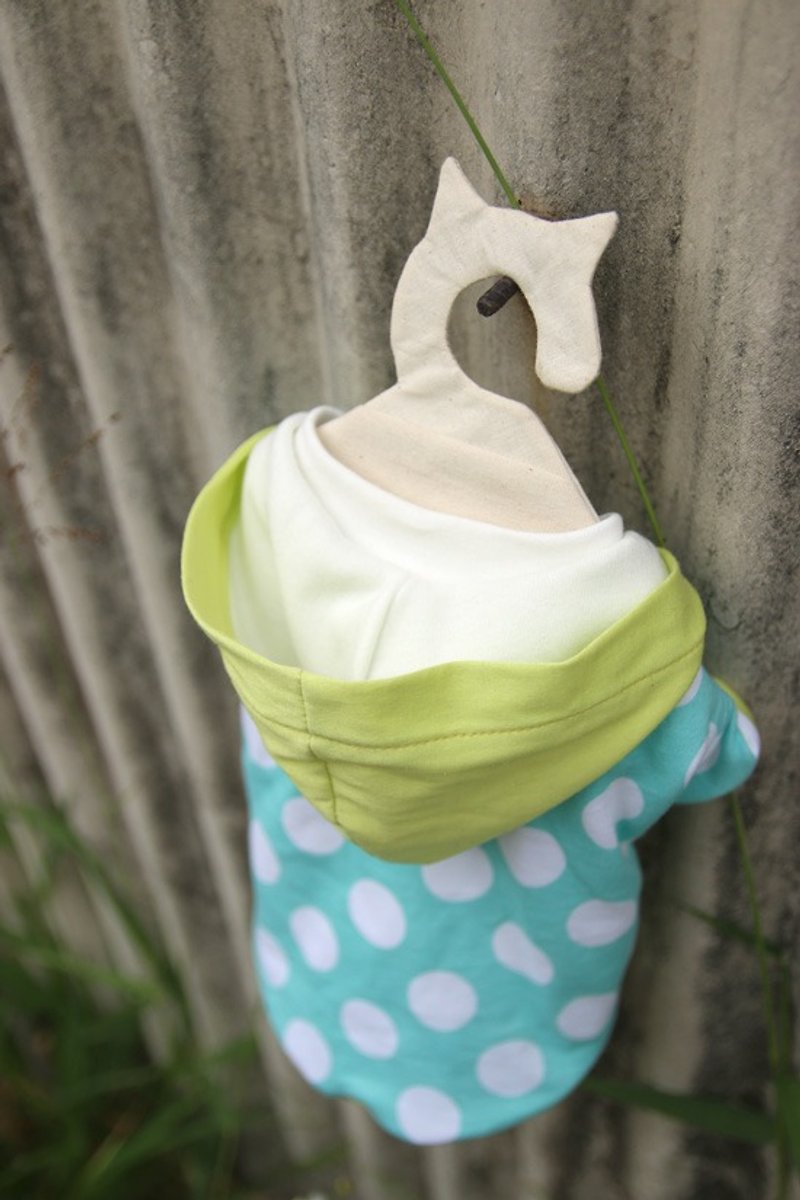 Morning echo】 【For Dear hair children's morning walk cap T- cat, dog clothes - - Clothing & Accessories - Other Materials Green