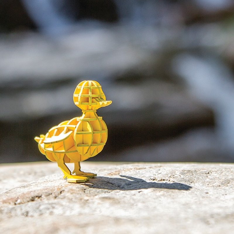 Jigzle 3D立體拼圖 | 動物系列 鴨 | 超療癒 - 拼圖 - 紙 黃色