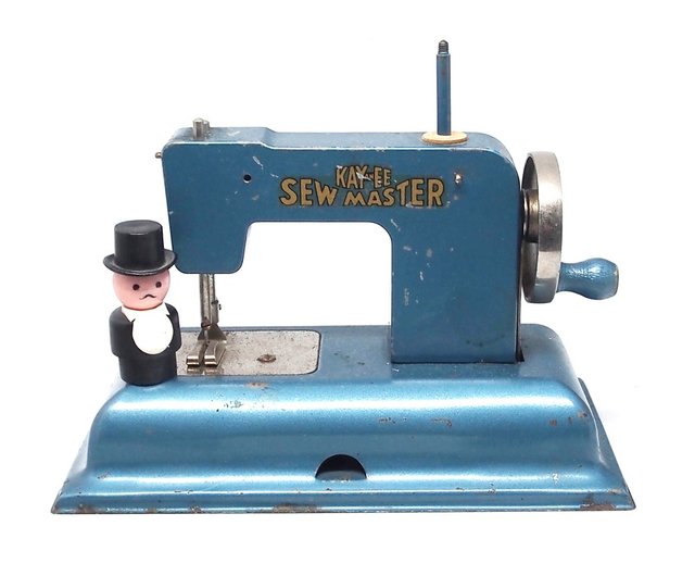 『値下げしました』ミシン台　アンティーク　希少色　青　REIKO 値下げしました』ミシン台 アンティーク 希少色 青 REIKO