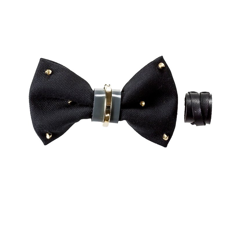 Bowtie / Pin - Ties & Tie Clips - Other Materials Black