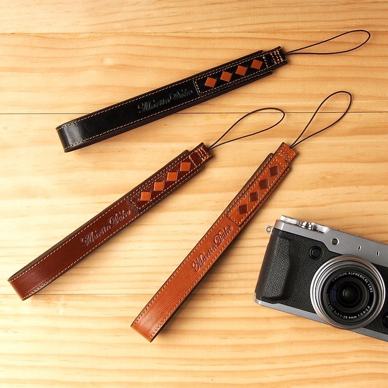 SVEN weaving leather wrist strap - Camera Straps & Stands - Genuine Leather Multicolor
