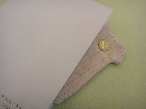 alma-handmade 手感書籤 - 線條洋裝