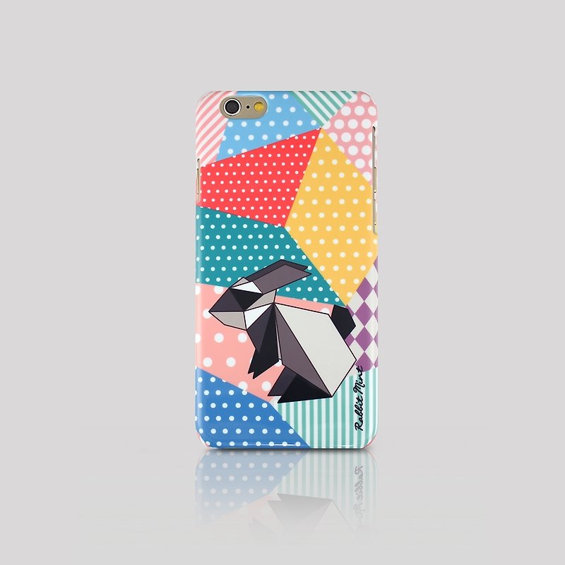 （うさぎミント）iPhone 6ケース - 折り紙のウサギ（P00057） - スマホケース - プラスチック 多色