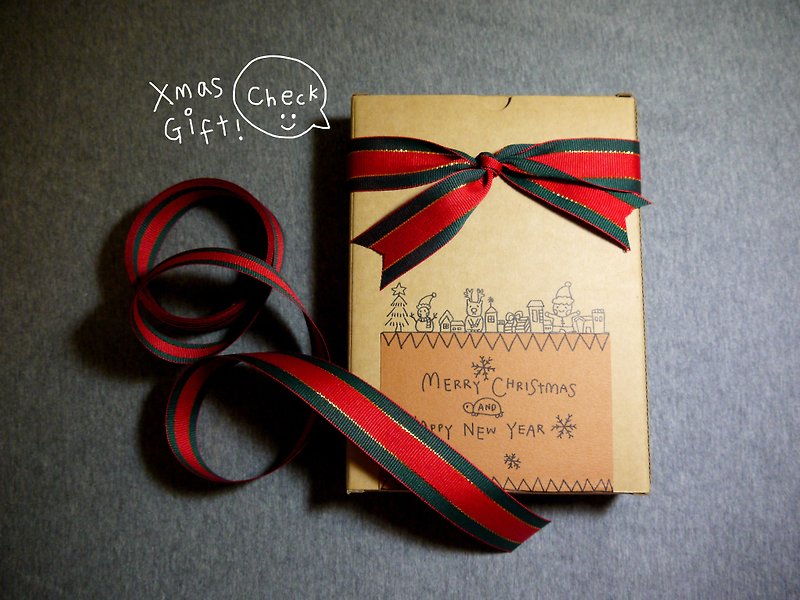 * Jingle Bells Christmas Christmas small blessing box (worth 700 yuan cost-effective hey) - การ์ด/โปสการ์ด - กระดาษ หลากหลายสี