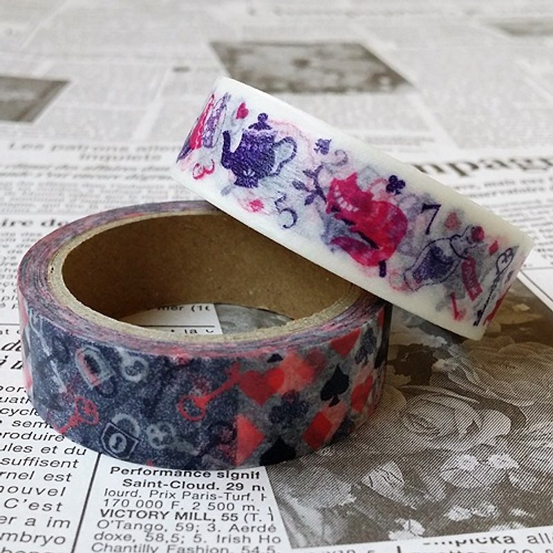 amifa and paper tape 2 into the group [Alice in Wonderland (29611)] - Washi Tape - Paper Blue