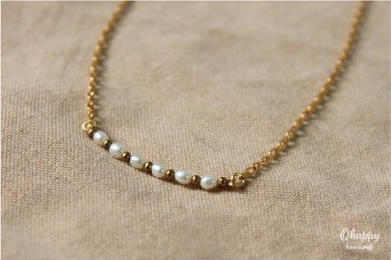 Ohappy 優雅項鍊 - n11 - Necklaces - Gemstone White