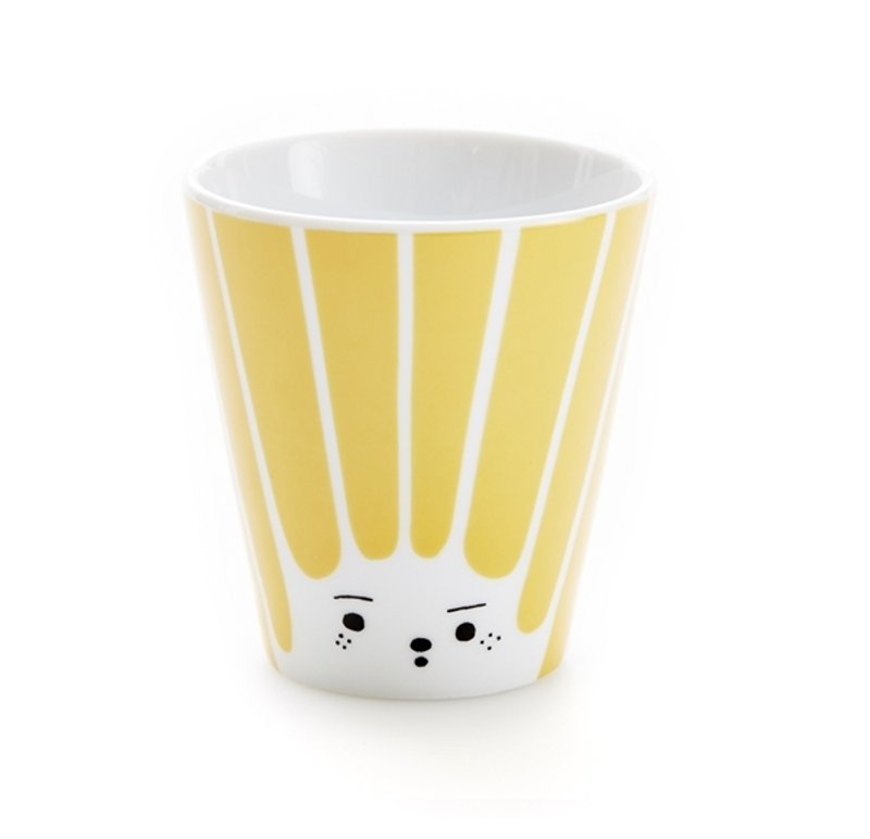 友善的表情燒杯（太陽） - 咖啡杯/馬克杯 - 其他材質 黃色