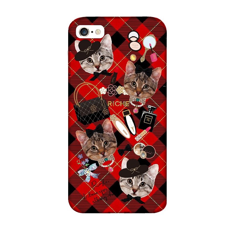 lovely cat Phonecase iPhone6/6plus+/5/5s/note3/note4 Phonecase - Phone Cases - Other Materials Red