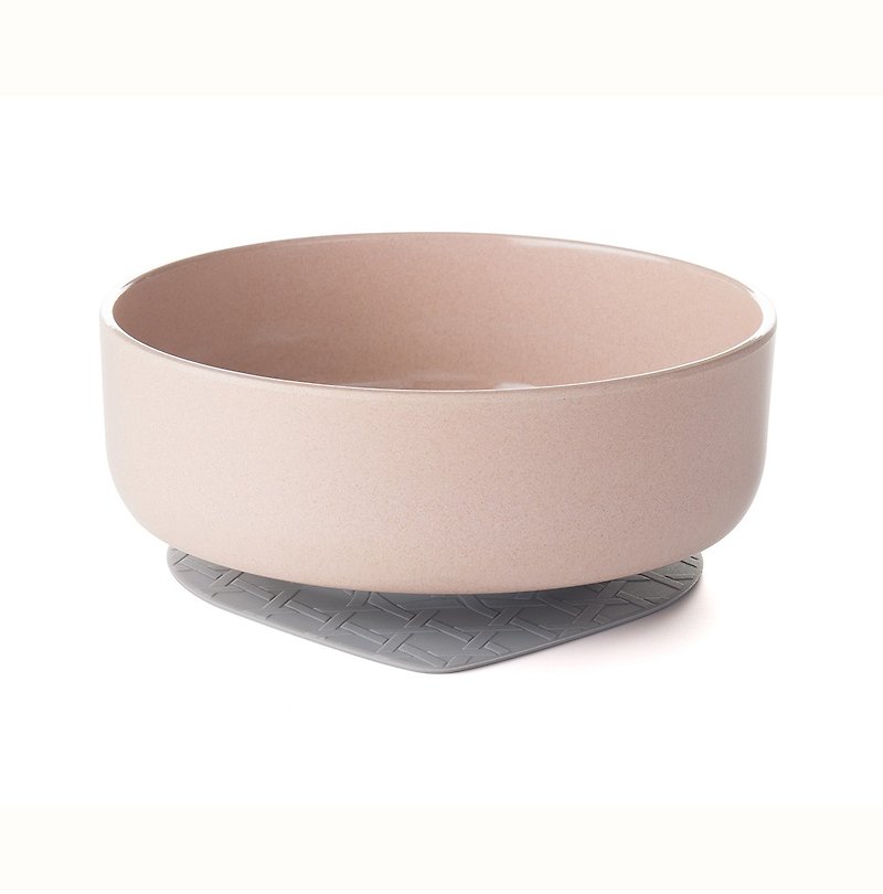 Miniware Snack Bowl with Suction Foot-Sandy Stone - Children's Tablewear - Eco-Friendly Materials 