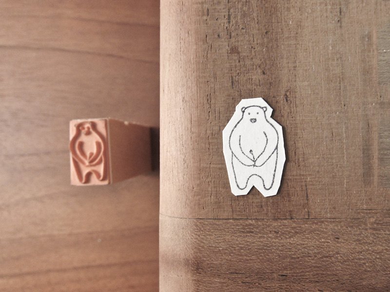 | Seal | No. 314 kami series polar bear - Other - Wood White