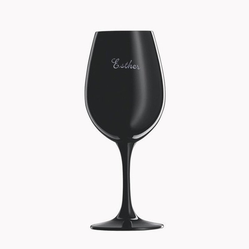 299cc [MSA] crystal drink cups blind SCHOTT ZWIESEL German Zeiss black crystal glass crystal wine glass test WINETASTING-GA1207 - ของวางตกแต่ง - แก้ว สีดำ