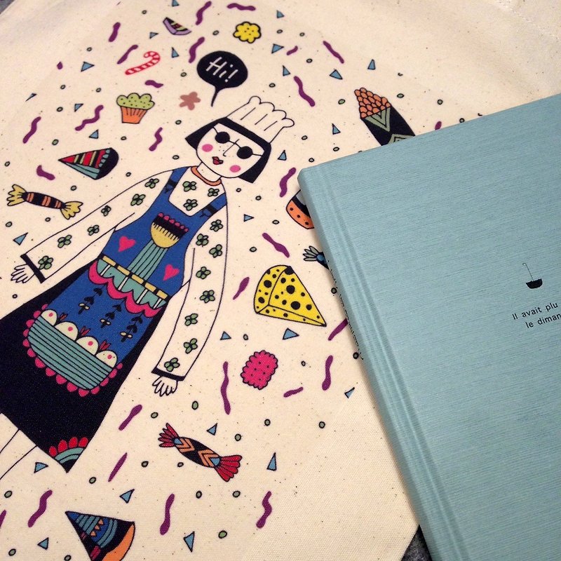[Clearance] Canvas Bag Eco Bag Christmas Gift Exchange Gift New Year Gift Tail Gift - กระเป๋าแมสเซนเจอร์ - ผ้าฝ้าย/ผ้าลินิน ขาว
