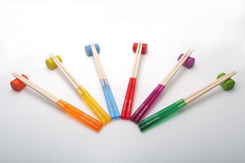 C’est La Vie試管環保筷組─(紫+黃雙件組) - Chopsticks - Plastic Multicolor