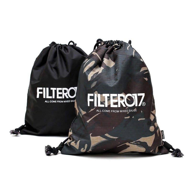 Filter017 Logo Drawstring Bag - 水桶包/束口袋 - 其他材質 多色