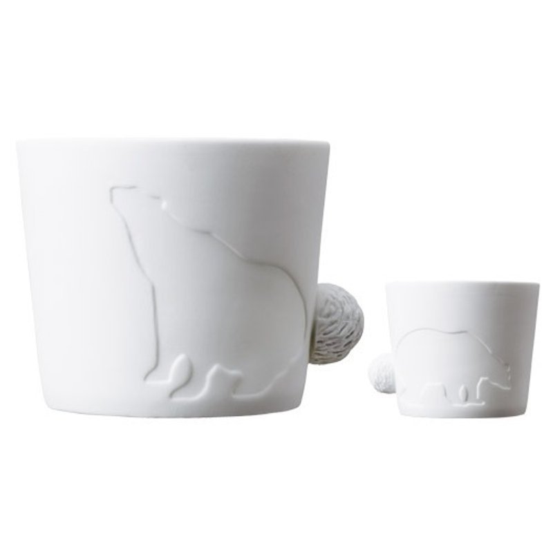 KINTO - Mugtail 童話動物杯(北極熊) - 咖啡杯/馬克杯 - 其他材質 白色