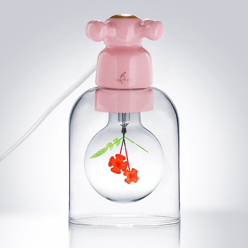 水龍頭小夜燈 - 含1 個 玫瑰情人球燈泡 Edison-Style 設計師燈泡 - 燈具/燈飾 - 瓷 多色