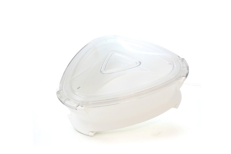 OBENTO Blue House Yu Bento (White) - Lunch Boxes - Plastic White