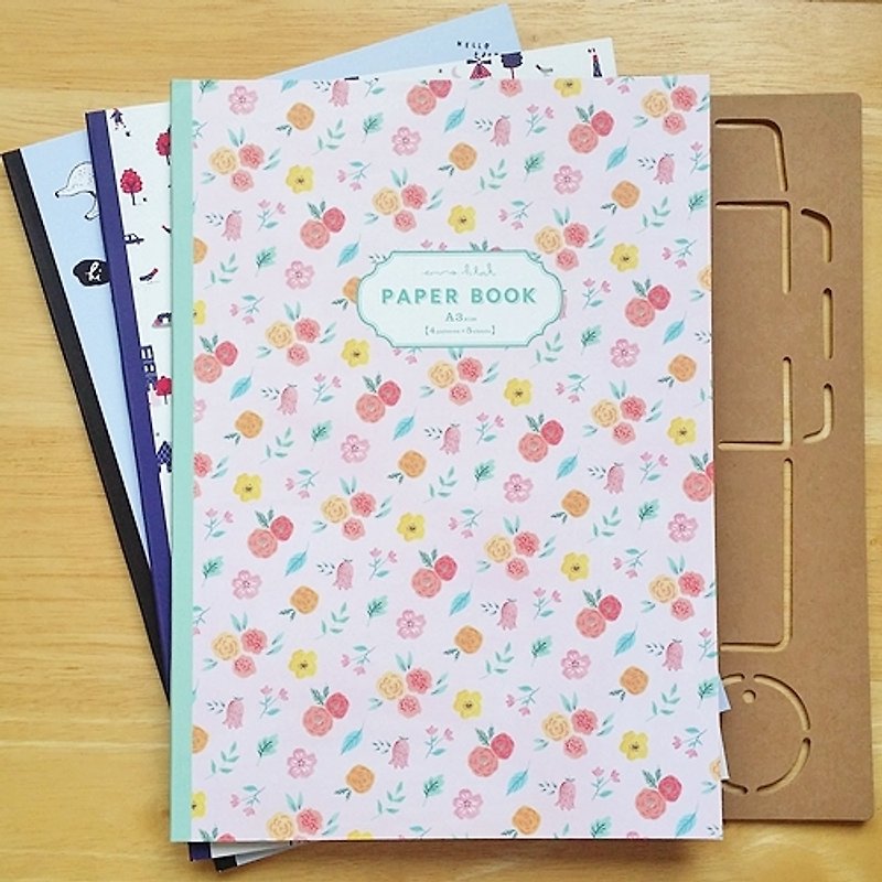 Aimez le style Paper Book 彩繪藝術紙 (03508 Emma Block) 包裝紙 裝飾 - 包裝材料 - 紙 藍色