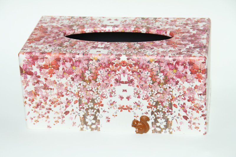 Sakura surface tray - ของวางตกแต่ง - ไม้ สีแดง