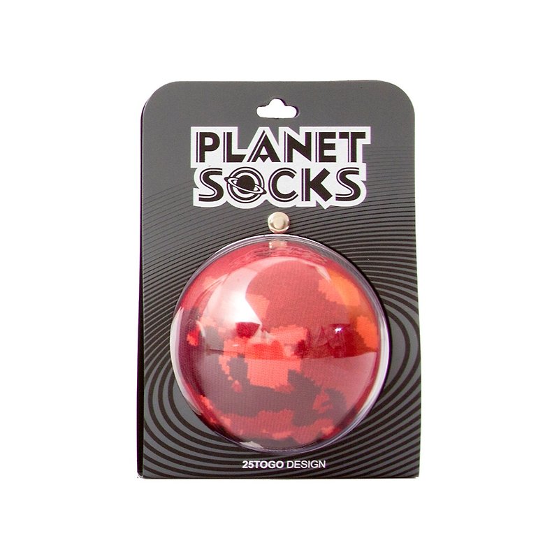 PLANET SOCKS Martian socks - Socks - Cotton & Hemp Red