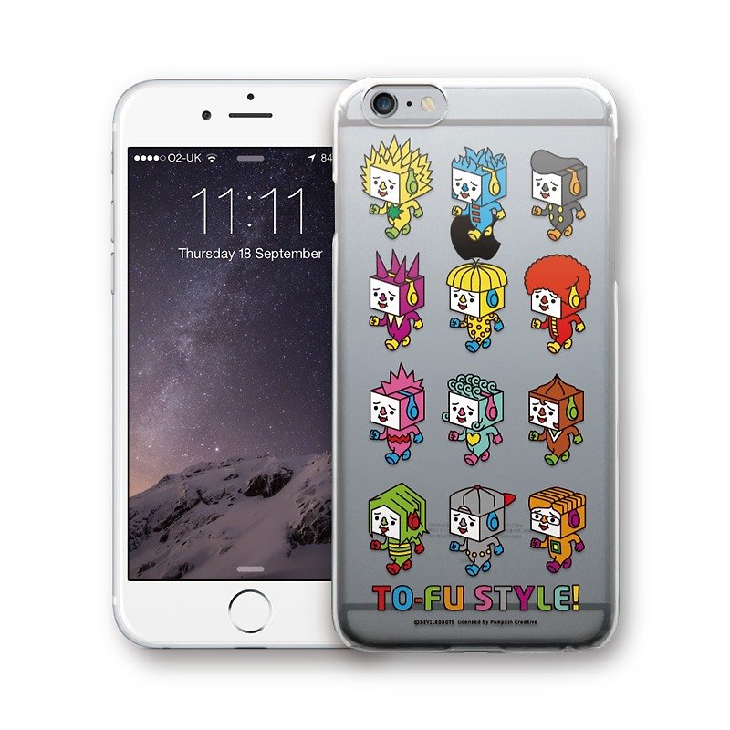 AppleWork iPhone 6/6S/7/8 原創設計保護殼 - 親子豆腐 PSIP-327 - 手機殼/手機套 - 塑膠 多色