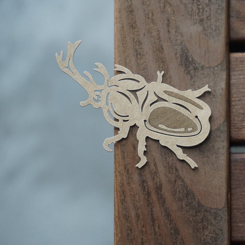 Maimai Zoo - Unicorn Paper Sculpture Bookmark | Cute Animal Healing Objects Stationery Gifts - Bookmarks - Paper Khaki