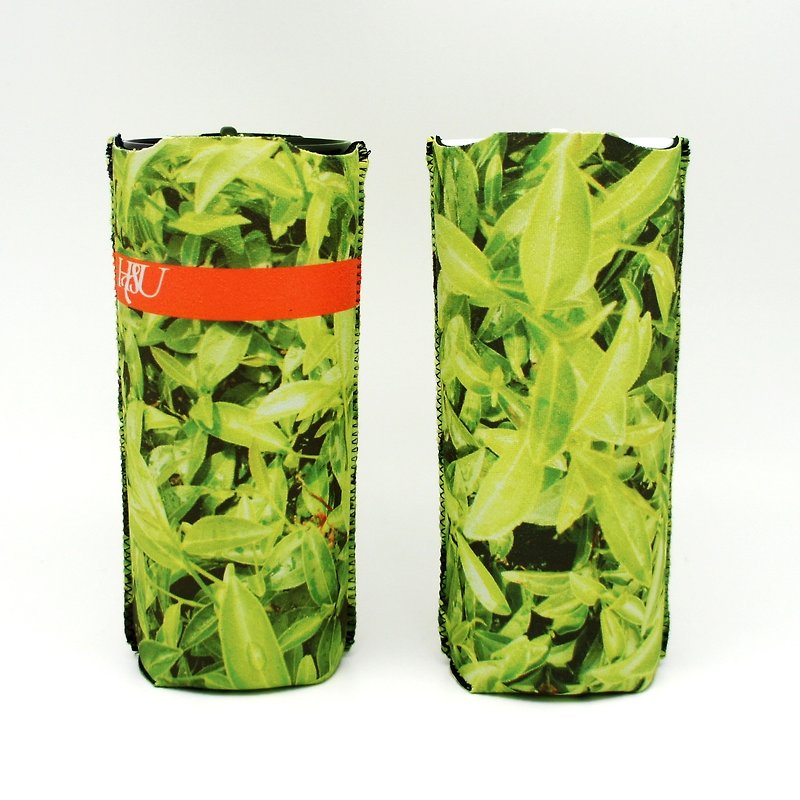 BLR 我的 保溫瓶套 茶葉  HSU 聯名款 - 飲料提袋/杯袋/杯套 - 其他材質 綠色
