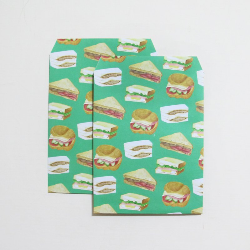panda grocery store sandwich pattern Valentine’s Day gift packaging bag can also be an envelope bag