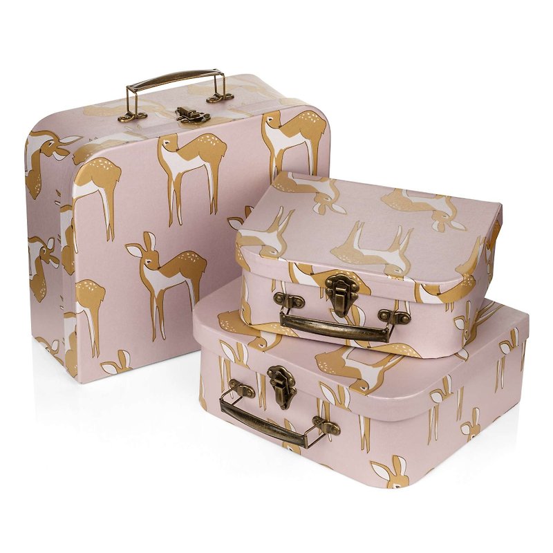 MILKBARN Suitcase Set 旅行箱三件組 四種花色 - 其他 - 紙 多色