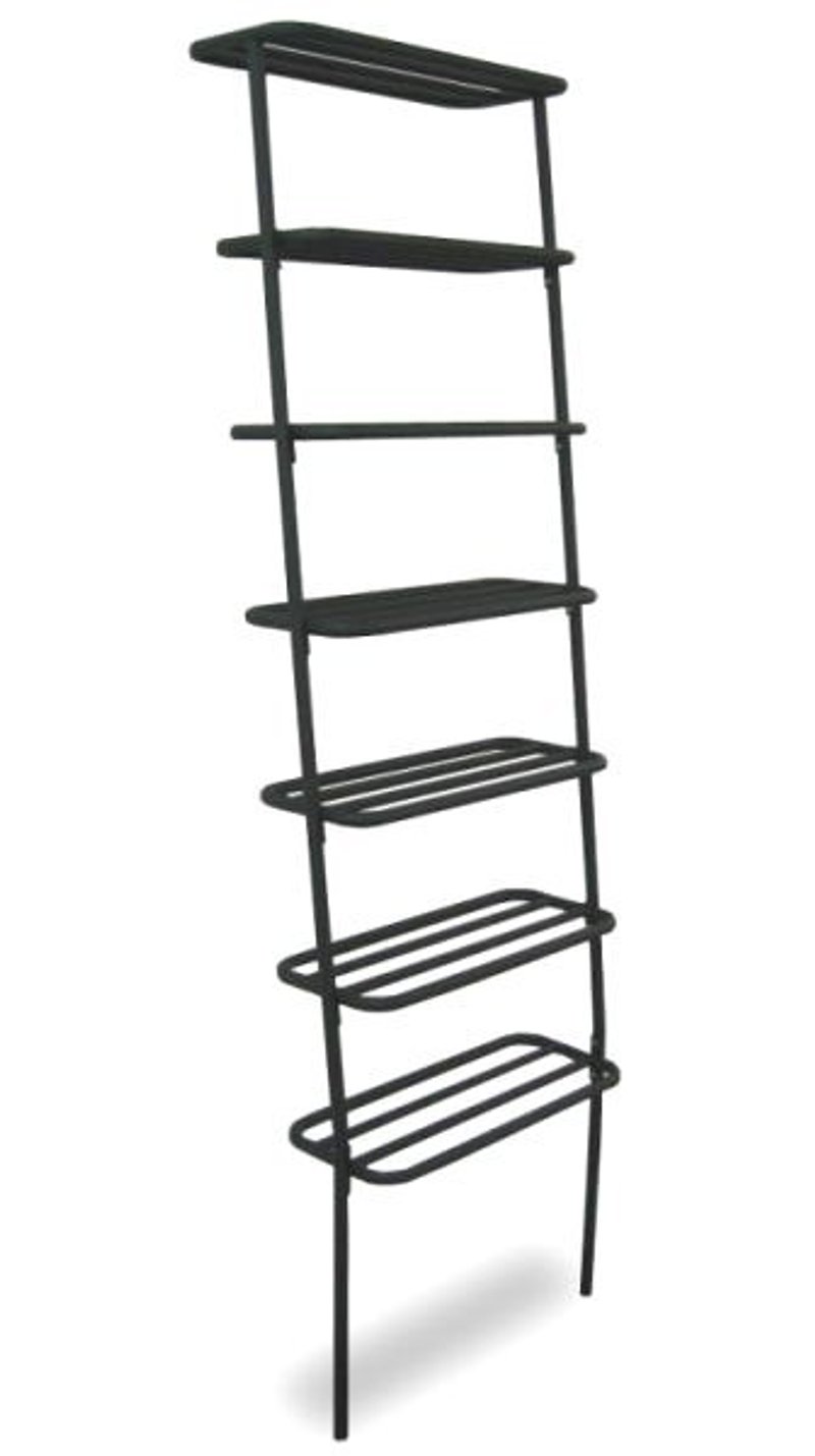 Wall Rack seven Stand - dark gray - Items for Display - Other Metals Black
