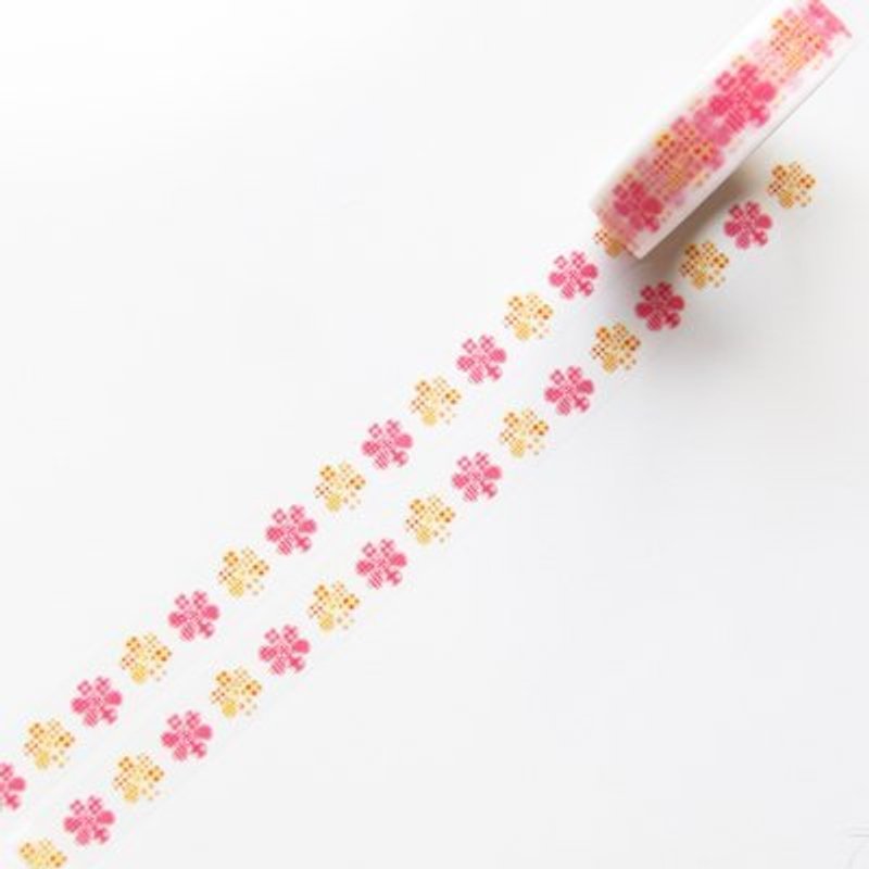 Aimez le style 和紙膠帶 (01245 拼貼小花) - マスキングテープ - 紙 ピンク