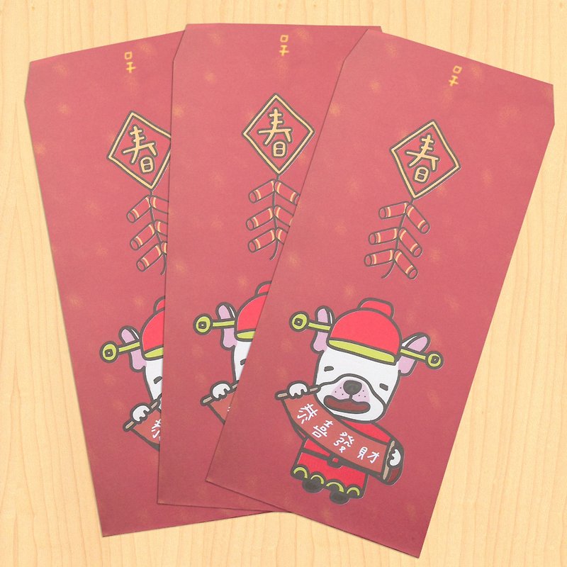 Xiaoqiangフォーチ​​ュナ|赤い封筒（3パック18） - ご祝儀袋・ポチ袋 - 紙 レッド