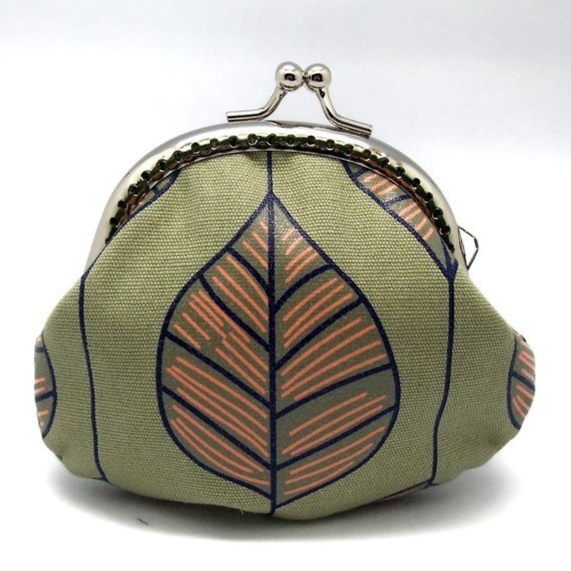 Natural School leafy export gold, and wallets (S102) - Coin Purses - Other Materials Gray