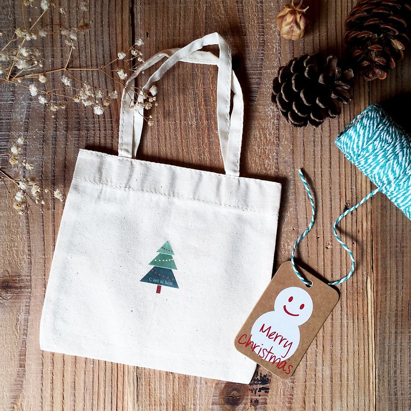 Period limited | Christmas tree gift bag - อื่นๆ - ผ้าฝ้าย/ผ้าลินิน ขาว