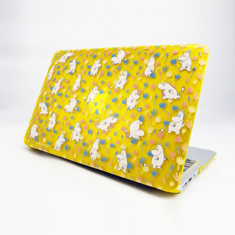 Moomin 噜噜 米 Genuine License <Moomin精靈/黃> MacbookPro / Air 13 inch - Tablet & Laptop Cases - Plastic Yellow