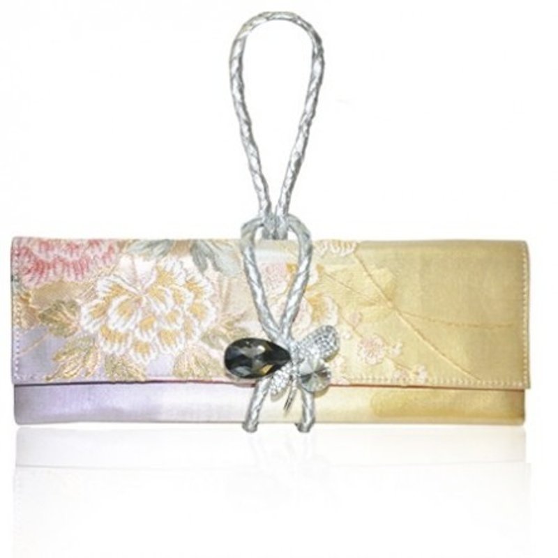 Dhalia.1 Obi Knot Leather Strap Clutch - Clutch Bags - Other Materials 