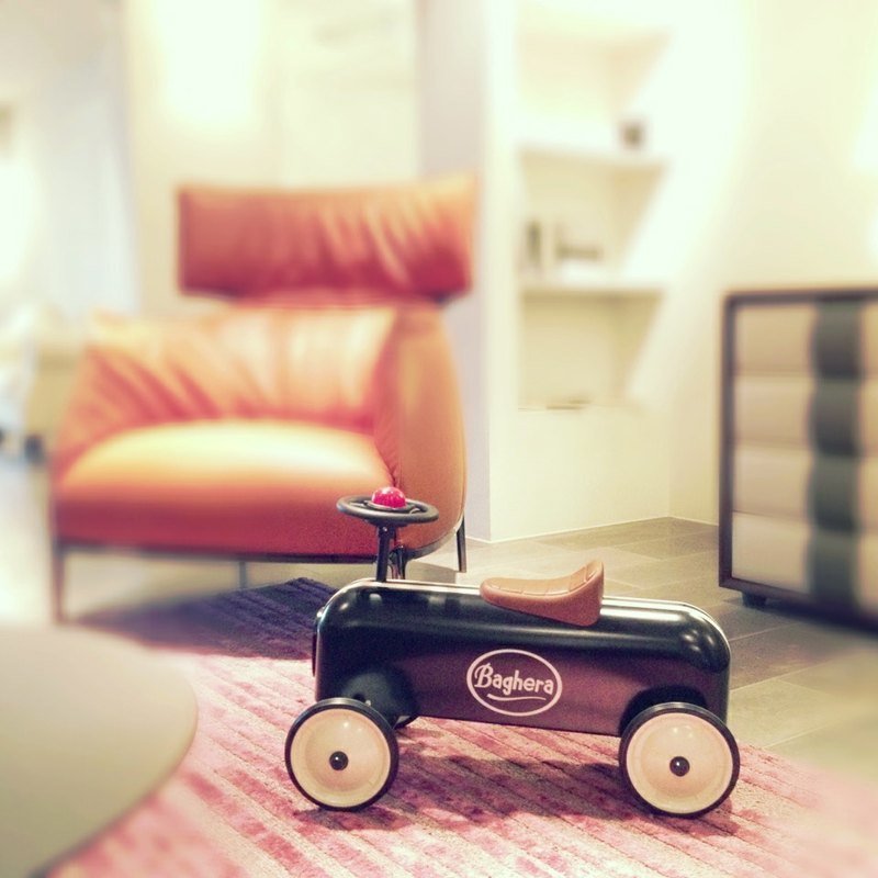 Baghera Racer Noir經典嚕嚕車   黑  原裝版 - 裝飾/擺設  - 其他金屬 黑色