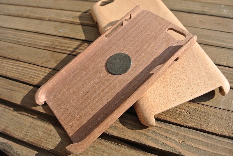 iphone6  /6S PLUS 原木木製手機殼-3D素面基本款-胡桃木 - 平板/電腦保護殼/保護貼 - 木頭 咖啡色