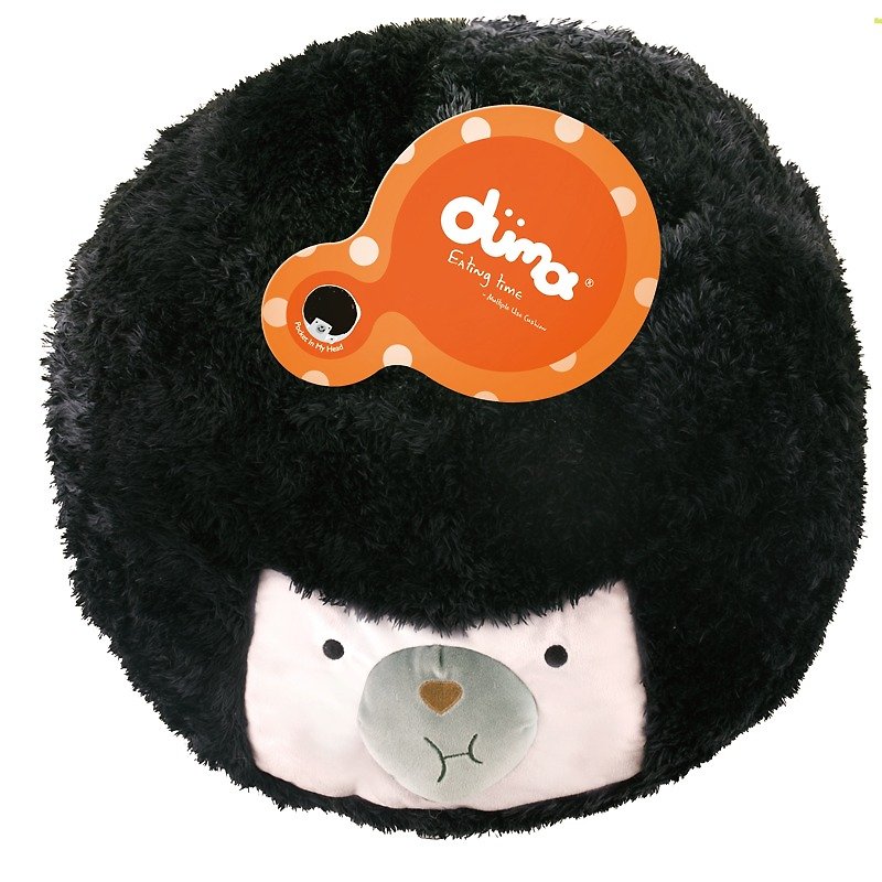 duma empty head pillow (Eating Time / Sing a Song) - Pillows & Cushions - Other Materials Black