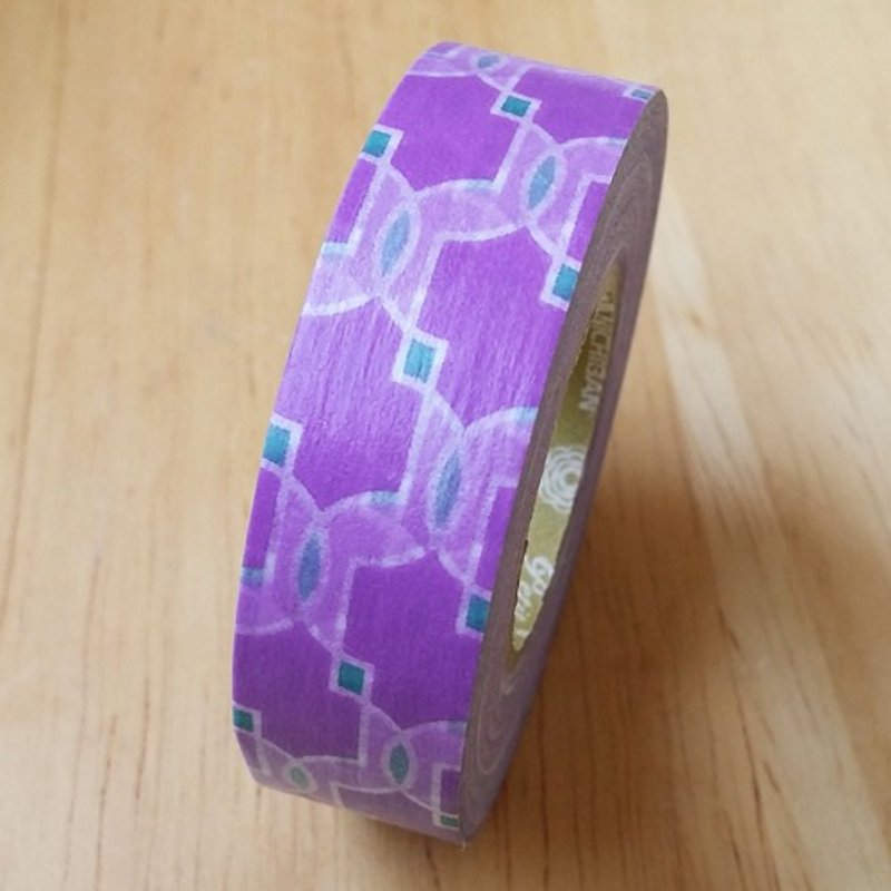 NICHIBAN Petit Joie Masking Tape and Paper Tape (PJMT-15S005) - Washi Tape - Paper Purple