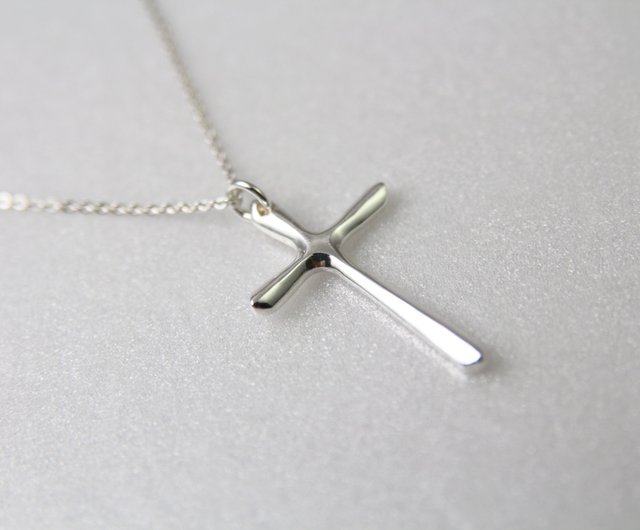 Silverworks cross store necklace