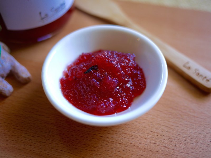 La Sante French handmade jam - Roselle applesauce - แยม/ครีมทาขนมปัง - อาหารสด สีแดง