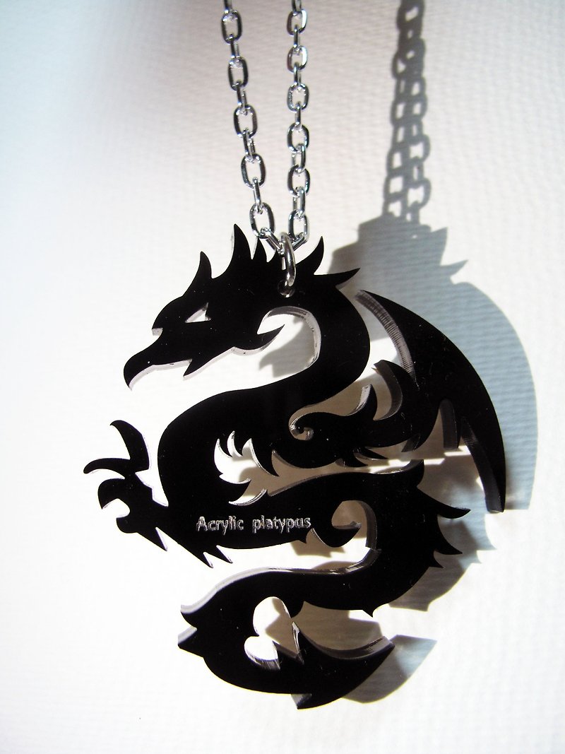 Lectra Duck▲ Flying Dragon▲ Necklace/Key Ring - Necklaces - Acrylic Multicolor