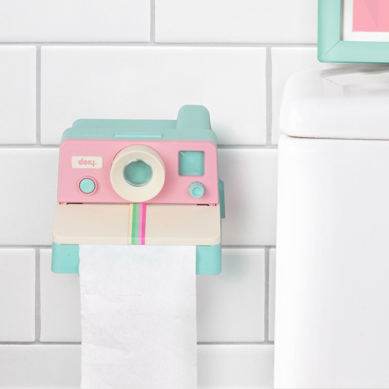 Spain doiy - Synaptic pull roll toilet paper holder (Pink) - อื่นๆ - พลาสติก 