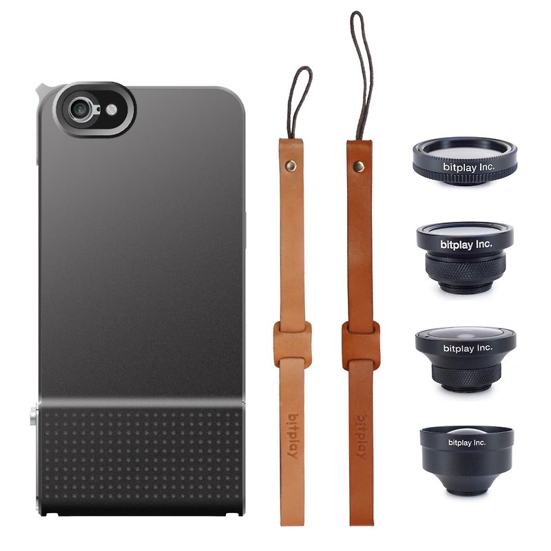bitplay SNAP! 6 iPhone Case + Leather Strap + wide-angle macro lens group - เคส/ซองมือถือ - พลาสติก หลากหลายสี