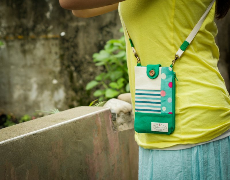 HAZA手作りのデザインの小さな木材DayongパッケージFG-01 - スマホケース・カバー - その他の素材 グリーン